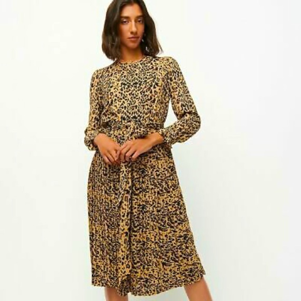 J. Crew Leopard print dress